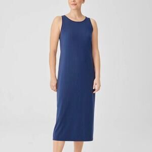 EILEEN FISHER Stretch Jersey Knit Tank Dress Women’s Size PP Fits 2P-4P Petite